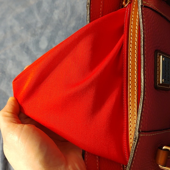 Dooney & Bourke Lexington Pink Pebbled Leather Small Tote $599 Retail. EUC - Picture 14 of 16